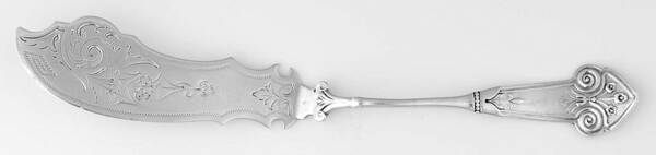 Charade (Coin) Flat Handle Bright Cut Master Butter