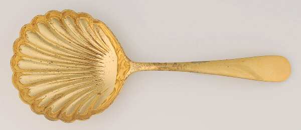 Old Maryland-Plain (Gold Vermeil) Solid Bon Bon Spoon