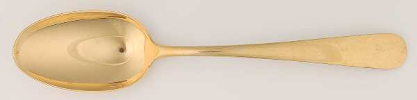 Old Maryland-Plain (Gold Vermeil) Tablespoon (Serving Spoon) Medium