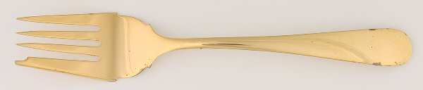 Old Maryland-Plain (Gold Vermeil) Individual Salad Fork