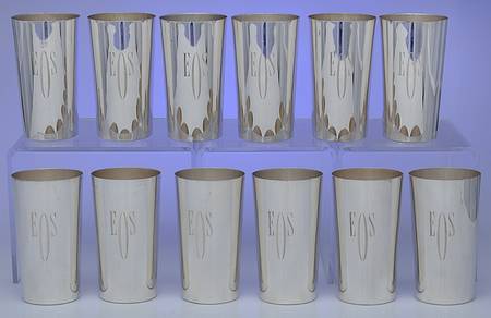 295A (Sterling, Hollowware) 12 Oz Tumbler - Set of 12