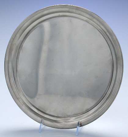 KEV4 (Pewter, Hollowware) 12" Round Tray