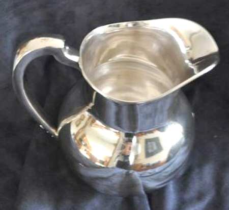 201 (Sterling, Hollowware) Sterling Water Pitcher