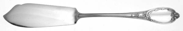 Rokoko (Sterling) Flat Handle Master Butter Knife