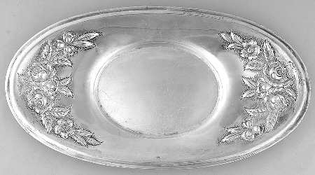 Rose (Sterling, Hollowware) Underplate for Sterling Gravy Boat