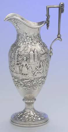 Repousse-Full Chased-Landscape Creamer