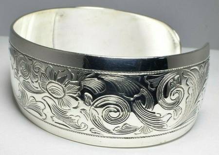 Cuff Bracelets (Sterling, Hollowware) Cuff Bracelet