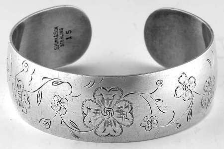 Cuff Bracelets (Sterling, Hollowware) by Kirk Stieff