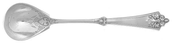 Crete (Coin) Solid Bright Cut Cream Ladle