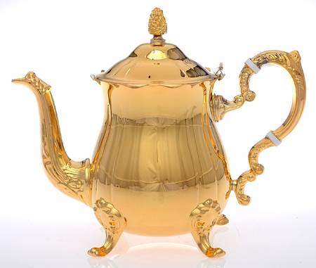 9578 (Gold Electroplate, Hollowware) Tea Pot