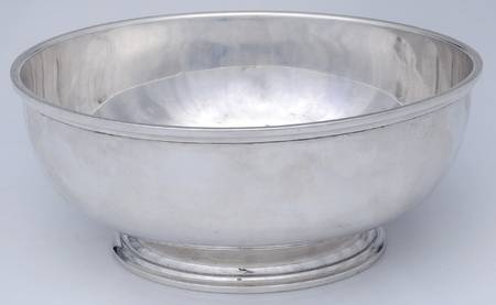 Calvert-Old Maryland Plain (Sterling, Hollowware) 8" Round Vegetable