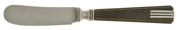 Saumur-Black (Stainless) Hollow Handle Master Butter Knife