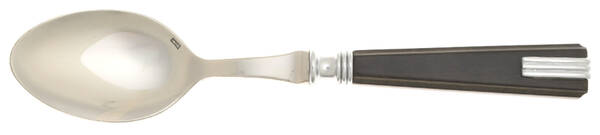 Saumur-Black (Stainless) Place/Oval Soup Spoon