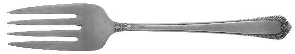 Flair (Silverplate) Individual Salad Fork