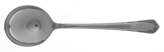 Flair (Silverplate) Round Bowl Soup Spoon (Gumbo)