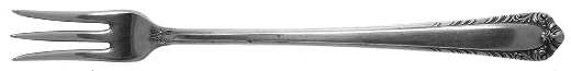 Flair (Silverplate) Cocktail/Seafood Fork