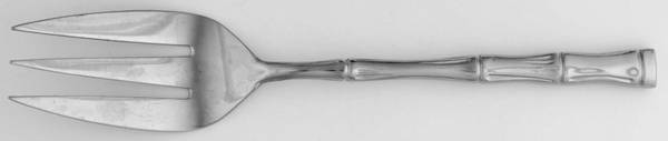 LCU13 (STAINLESS) Medium Solid Cold Meat Serving Fork