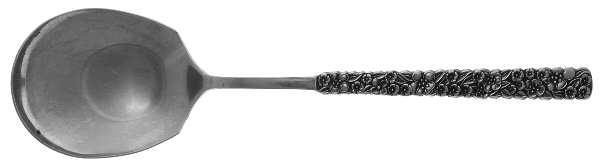LCU2 (STAINLESS) Solid Smooth Casserole Spoon