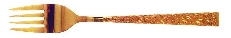 Carlotta (Gold Electroplate) Individual Salad Fork