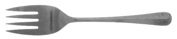 Oyster Bay (Stainless) Small Solid Cold Meat Serving Fork