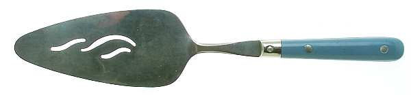 Paris Splendor-Light Blue (Stainless) Pierced All Stainless Pie Server