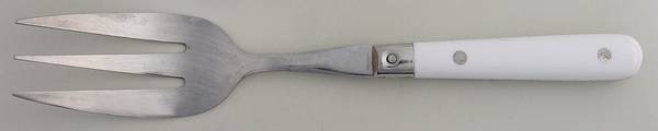 Paris Splendor-White (Stainless) Medium Solid Cold Meat Serving Fork