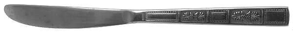 Silver Leaves (Stainless Modern Solid Knife