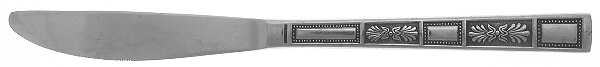 Silver Leaves (Stainless Modern Solid Knife