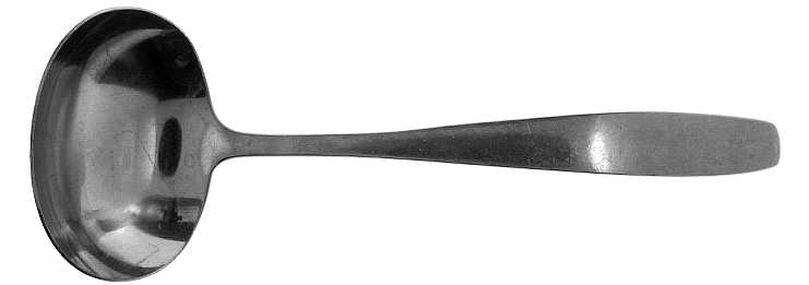 LEO6 (Stainless) Solid Gravy Ladle