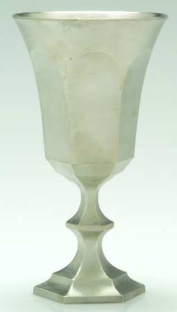 Pewter Hollowware Water Goblet