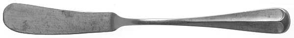 Old Rockport (Stainless) Flat Handle Master Butter Knife