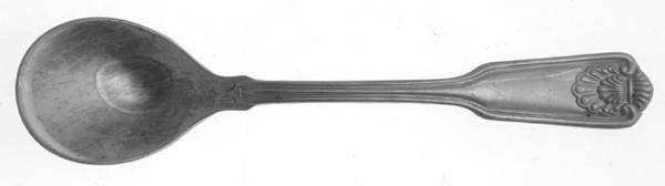 Sheffield Shell (Stainless) Sugar Spoon