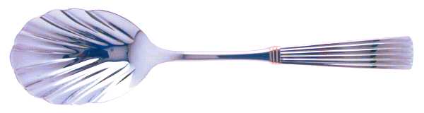 Citation Gold (Stainless, Gold Accent) Sugar Shell Spoon