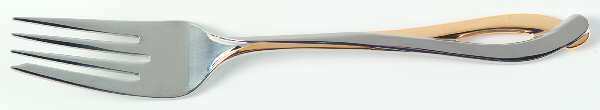 Debut Gold (Stainless, Gold Accent) Individual Salad Fork