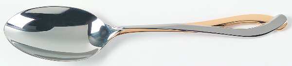 Debut Gold (Stainless, Gold Accent) Tablespoon (Serving Spoon)