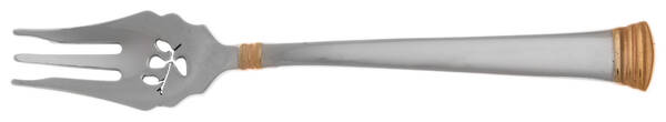 Eternal Gold (Stainless) Pickle Fork Pierced with Short Handle HC