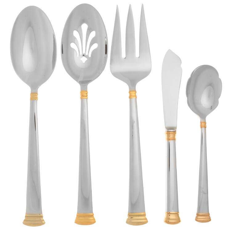 Eternal Gold (Stainless) 5 Piece Hostess Set