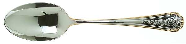 Fruits of Life Gold (Stainless, Gold Accent) Tablespoon (Serving Spoon)