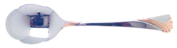 Kelly Gold (Stainless, Gold Accent) Sugar Spoon