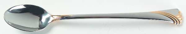 Kelly Gold (Stainless, Gold Accent) Iced Tea Spoon