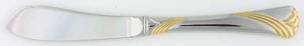 Kelly Gold (Stainless, Gold Accent) Hollow Handle Master Butter Knife