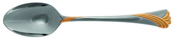 Kelly Gold (Stainless, Gold Accent) Place/Oval Soup Spoon