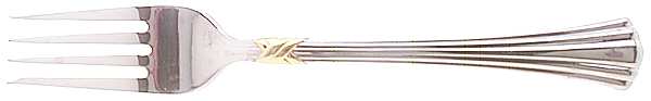 Mountain View Gold (Stainless, Gold Accent) Individual Salad Fork