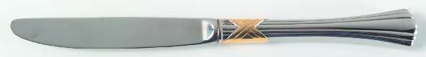 Mountain View Gold (Stainless, Gold Accent) Modern Hollow Knife