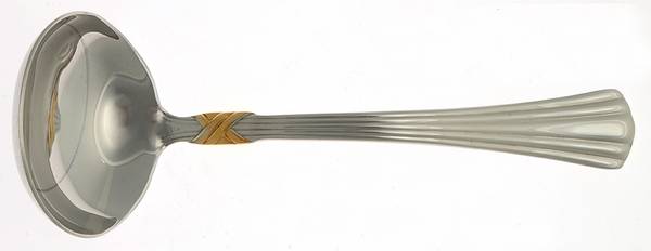 Mountain View Gold (Stainless, Gold Accent) Solid Gravy Ladle