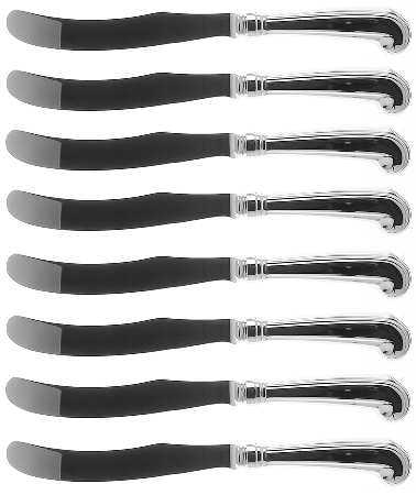 Williamsburg Royal Scroll (Stainless) (Set of 8) Old French Hollow Pistol Knife
