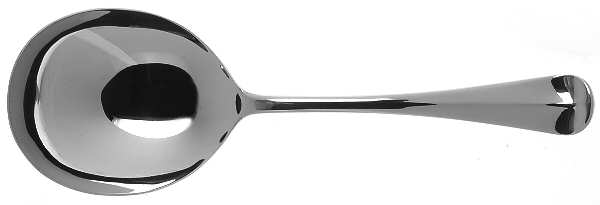 Williamsburg Royal Scroll (Stainless) Solid Smooth Casserole Spoon