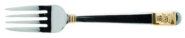 Clarendon Gold (Stainless, Gold Accent) Individual Salad Fork