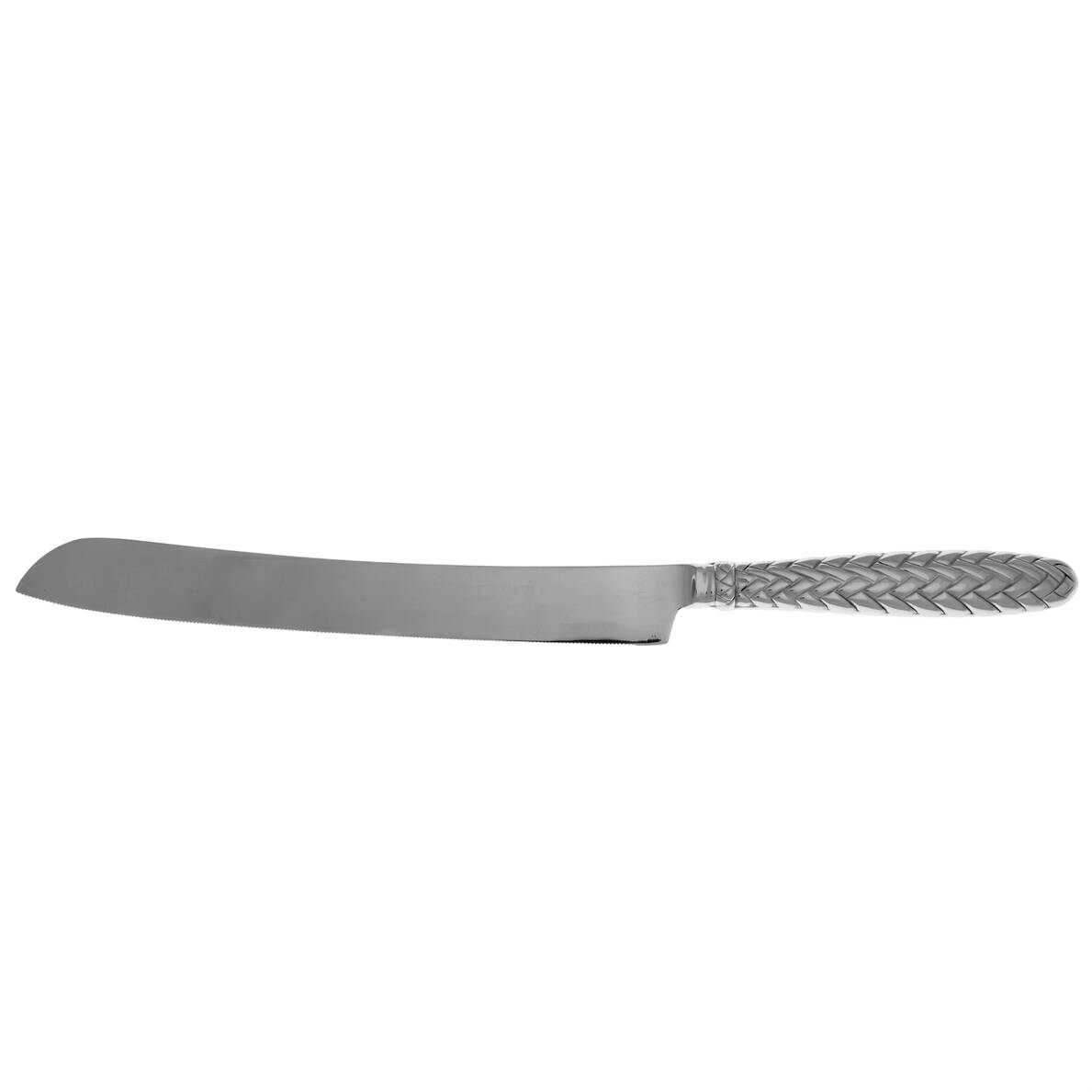 Equestrian Braid (Stainless) Wedding Cake Knife with Stainless Blade HC