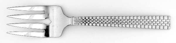 Watchband (Stainless) Large Solid Cold Meat Serving Fork
